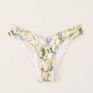 Abercrombie high leg cheeky bikini bottoms